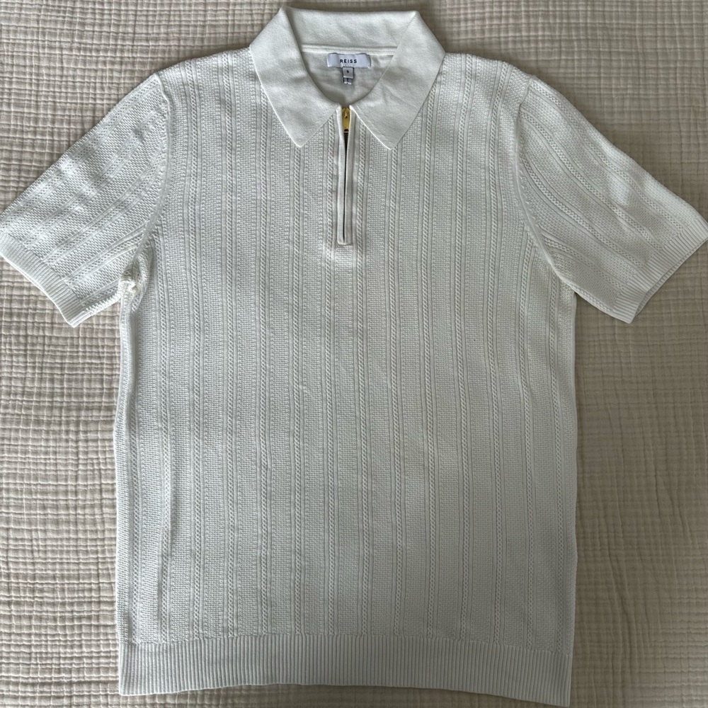 Reiss Hitch Textured Polo shirt